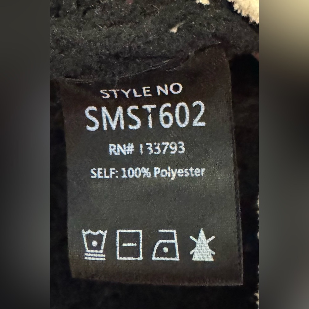 NEW POL Floral Patchwork Chenille Pullover Hoodie… - image 8